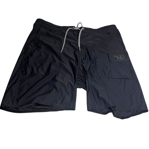 Anetik Men's Ultra Lightweight Drawstring Roam Tech Shorts Black Size 34 - Picture 1 of 5